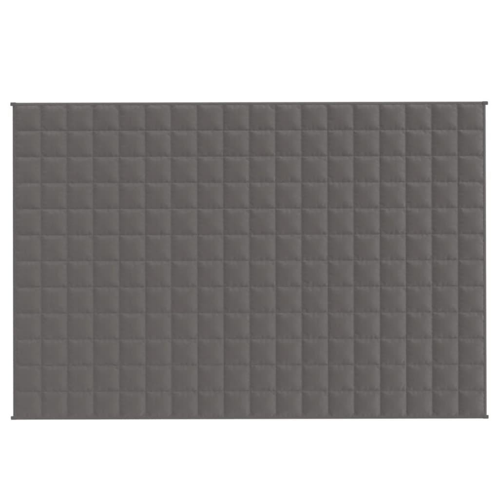 Gewichtsdecke Grau 122x183 cm 5 kg Stoff