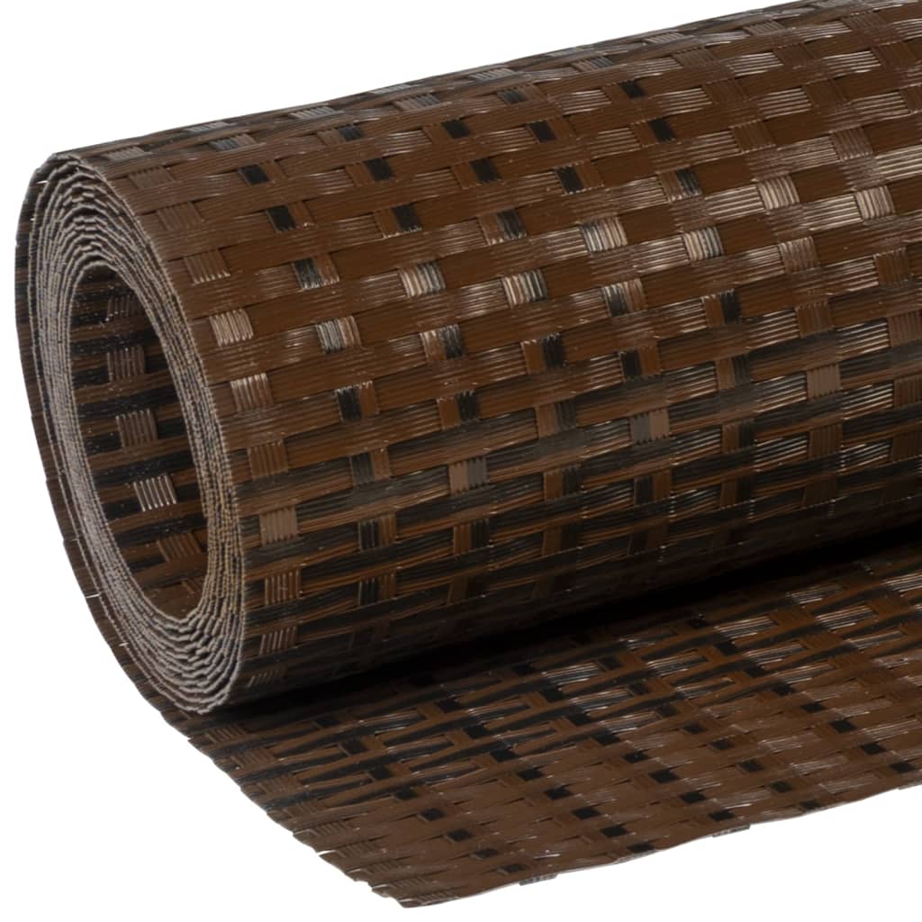 Balkon-Sichtschutz Anthrazit 300x90 cm Poly Rattan