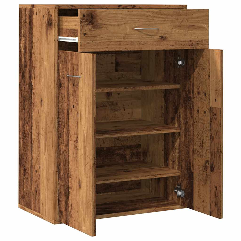 Schuhschrank Weiß 60×35×84 cm Holzwerkstoff