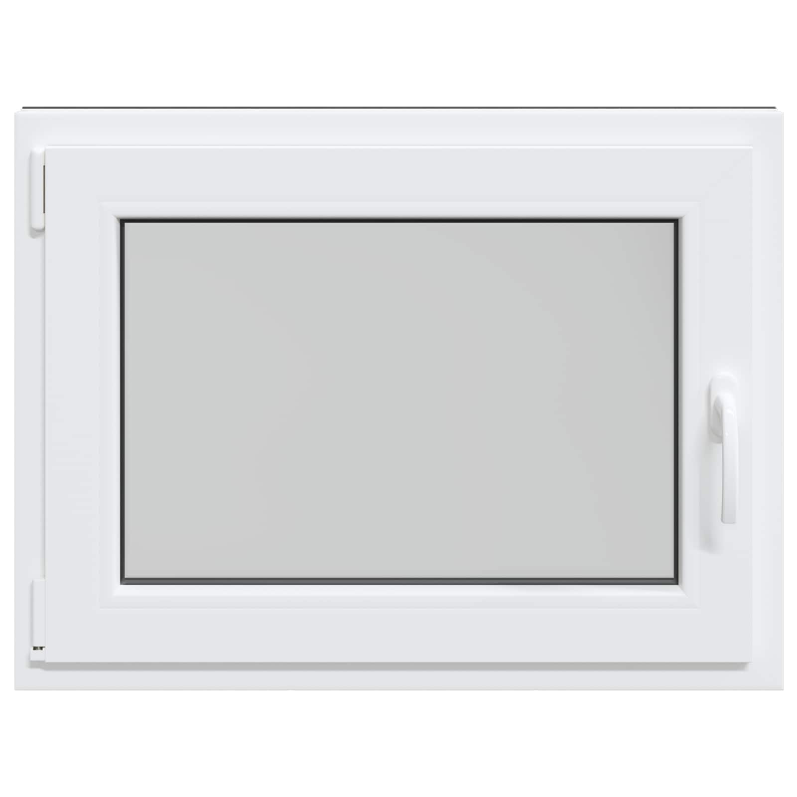 Kellerfenster RISOR 50 x 50 cm PVC und Glas Weiß