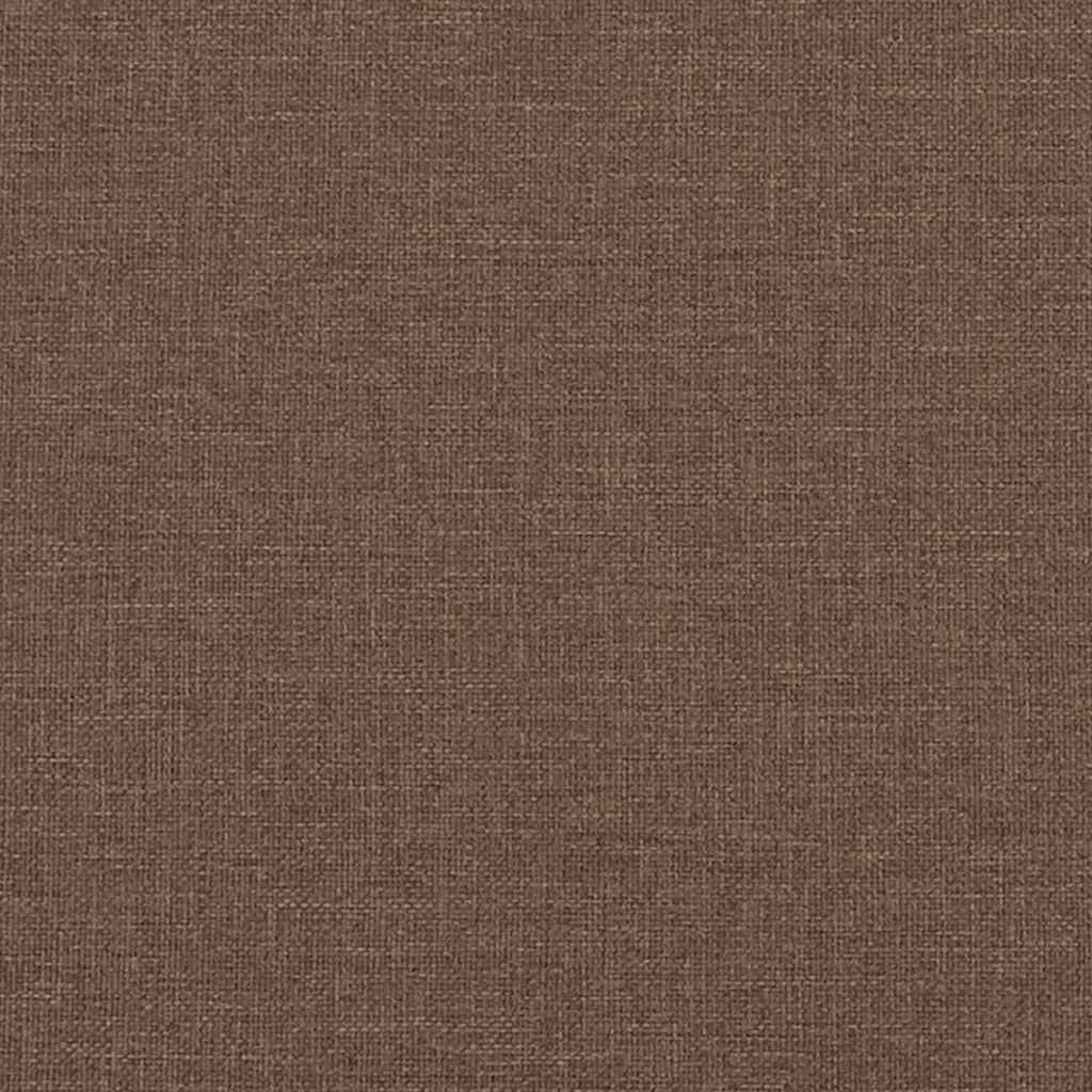 Hocker mit Holzbeinen Schwarz Stoff