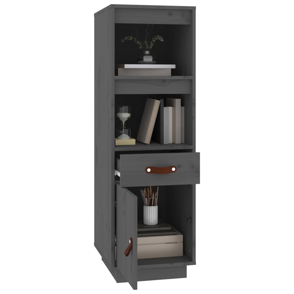 Highboard 34x40x108,5 cm Massivholz Kiefer