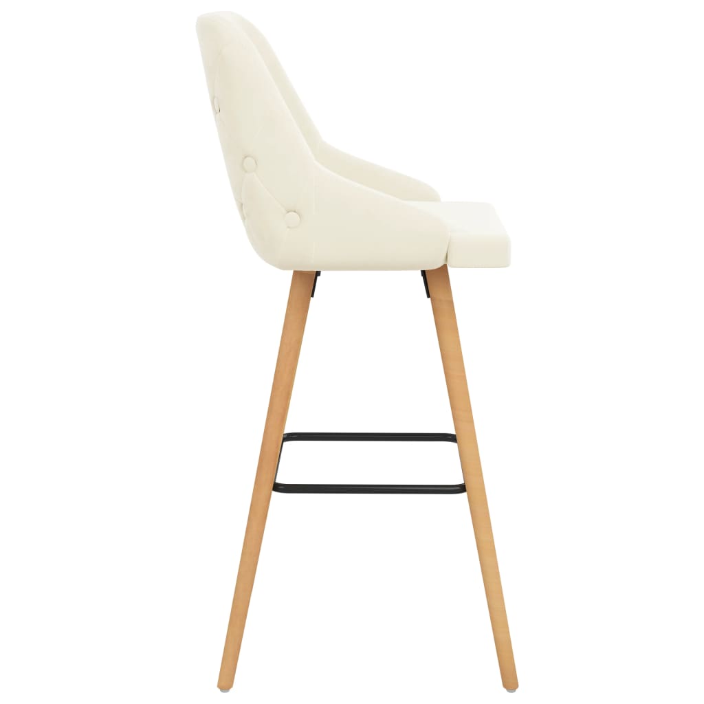 Barhocker 2 Stk. Schwarz Samt