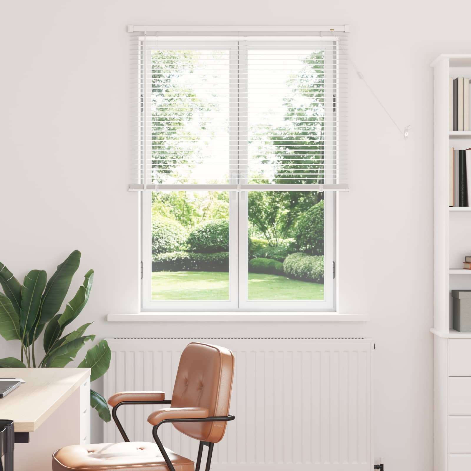 Jalousie Silber Grau 150 x 40 cm 25 mm PVC
