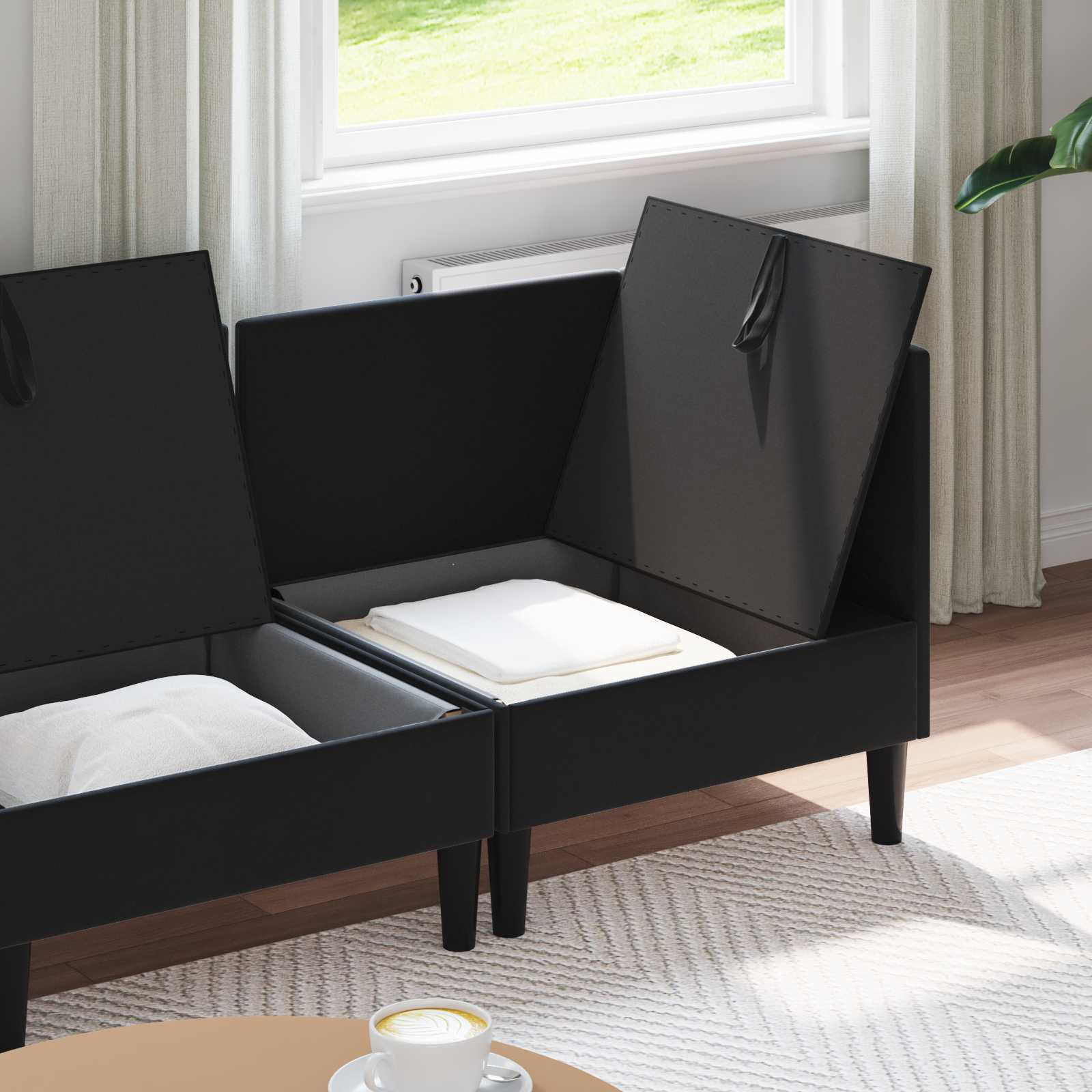 Wohnzimmergarnitur mit Kissen mit Speicher 3 pcs Hellgrau Samt