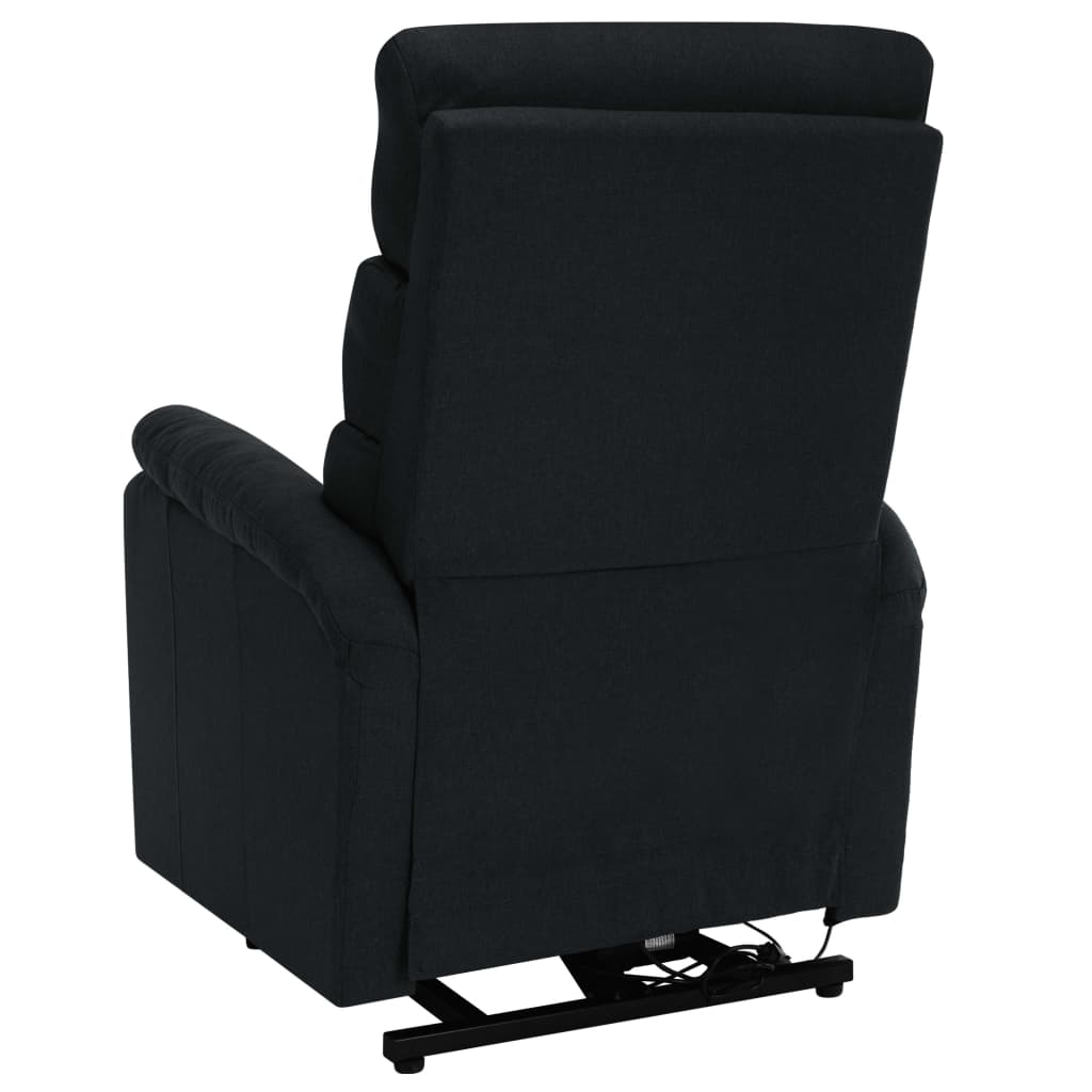 Massagesessel mit Aufstehhilfe Hellgrau Stoff