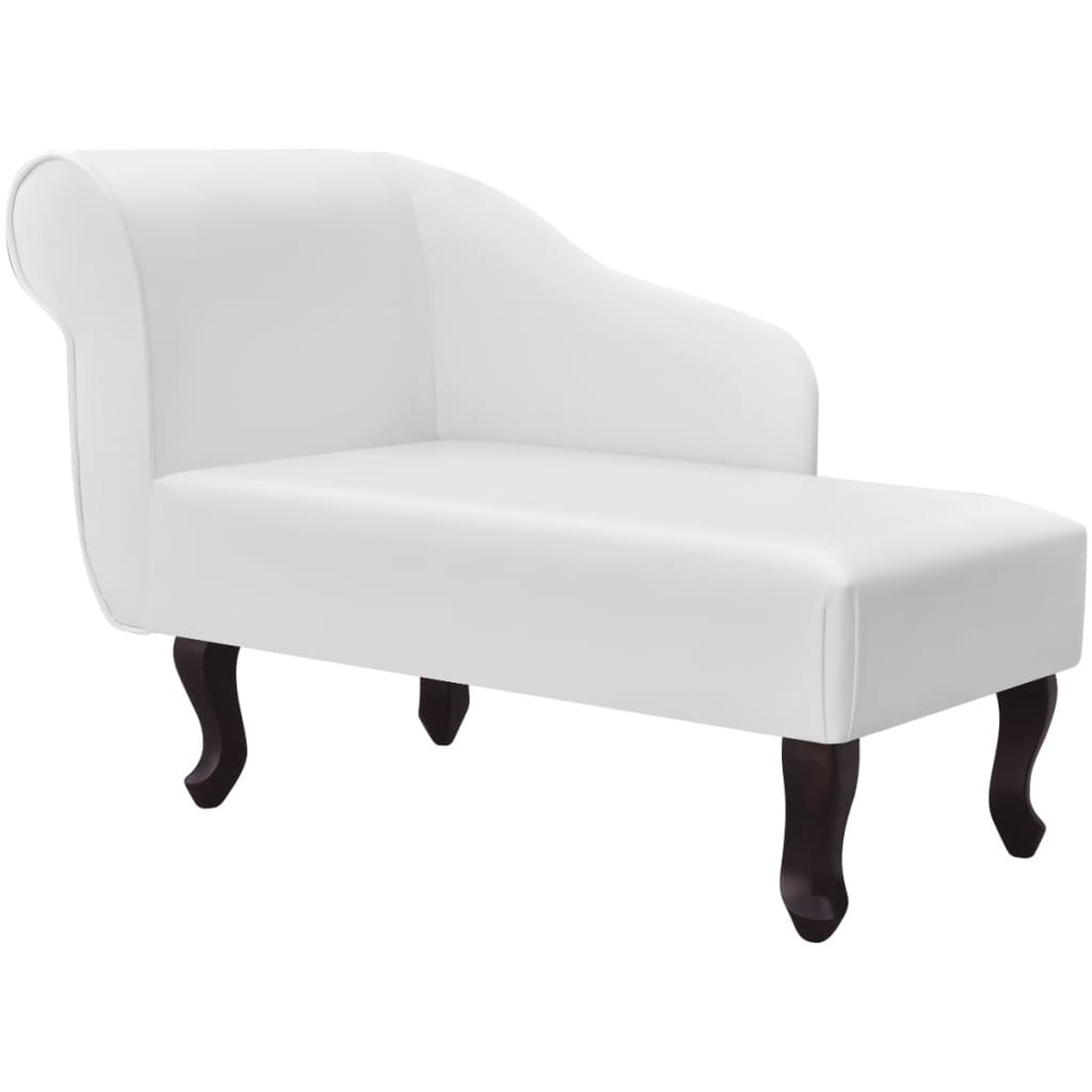 Chaiselongue Braun Kunstleder