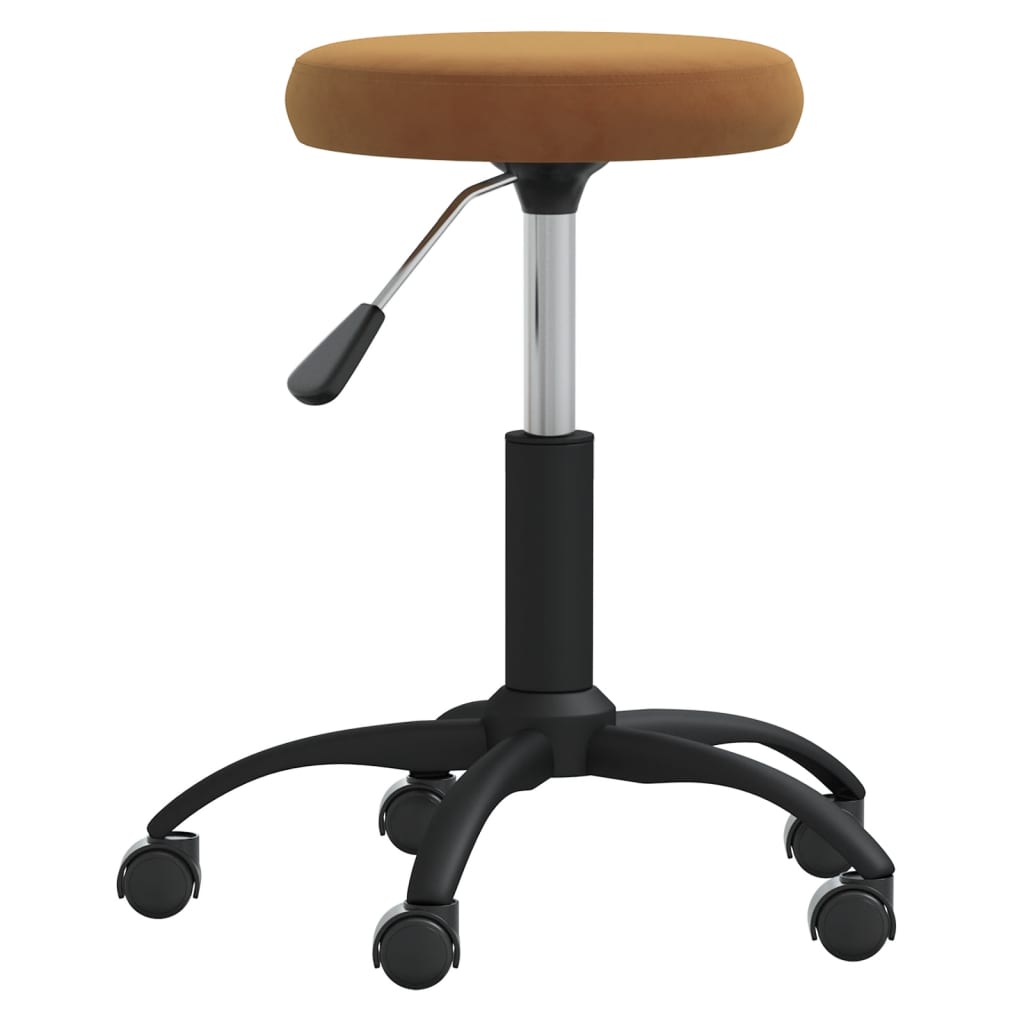 Massagehocker Samt Senfgelb