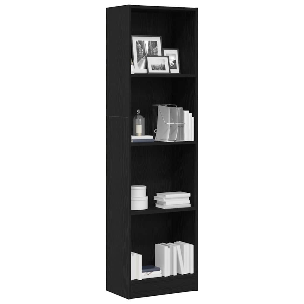 Bücherregal Weiß 40x24x75 cm Holzwerkstoff