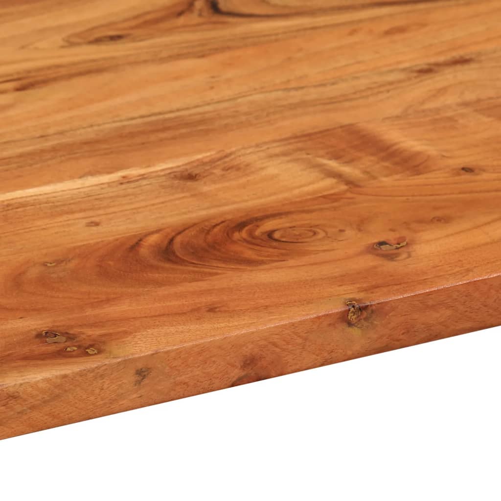 Tischplatte 110x40x2,5 cm Oval Massivholz Mango