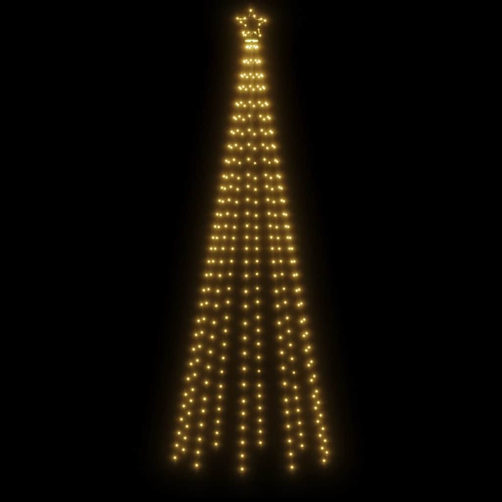 LED-Weihnachtsbaum Kegelform Warmweiß 108 LEDs 70x180 cm