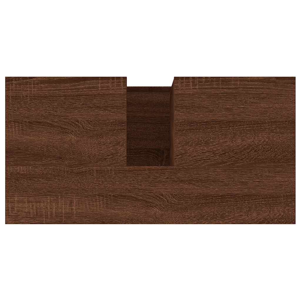 Badschrank Weiß 65x33x60 cm Holzwerkstoff