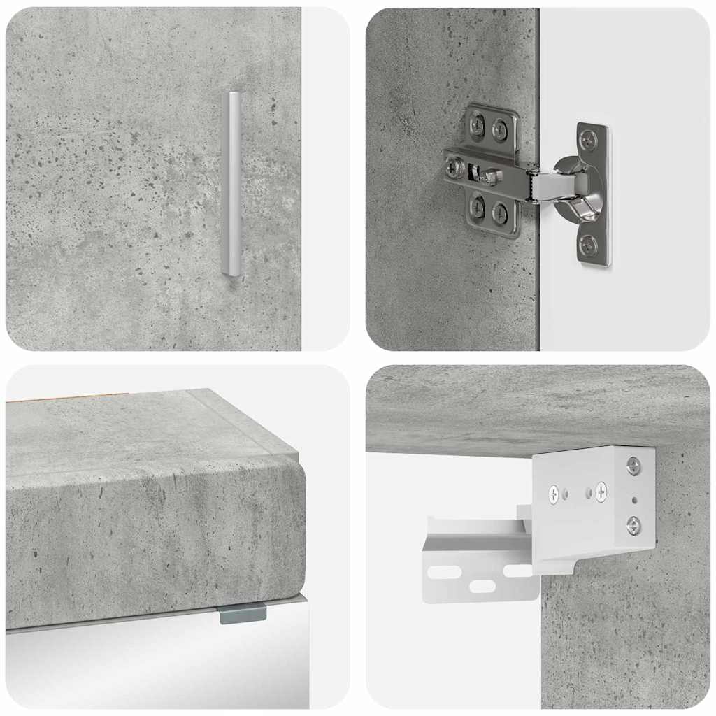 Badezimmermöbel-Set TULUM 2 pcs Weiß 60 x 34 x 63 cm