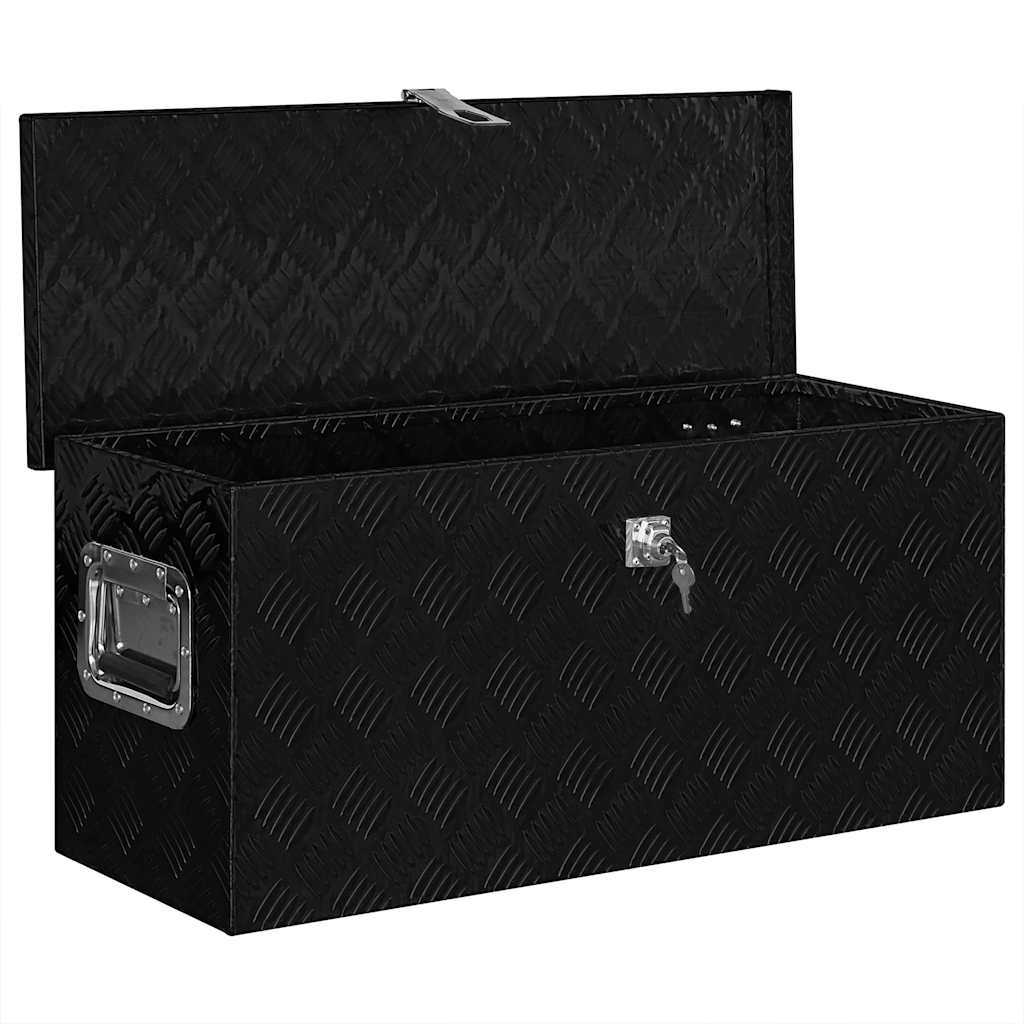 Aluminiumkiste 110,5×38,5×40 cm Silbern