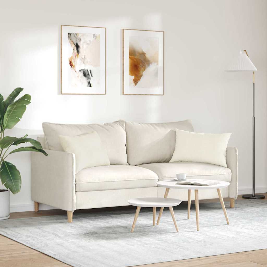 Sofakissen 2 Stück Blau 50 x 30 cm Cordstoff