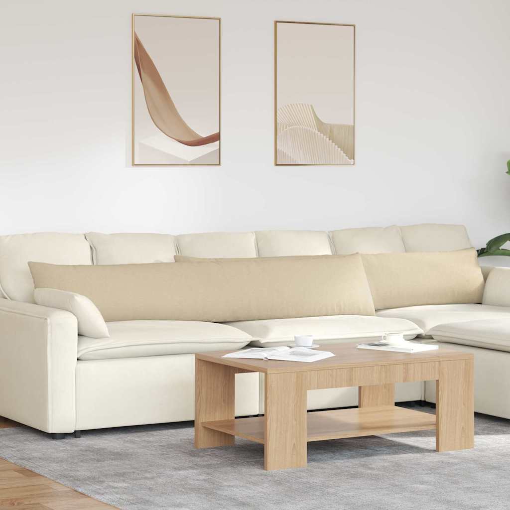 Sofakissen 2 pcs Hellgrau 50 x 30 cm Stoff