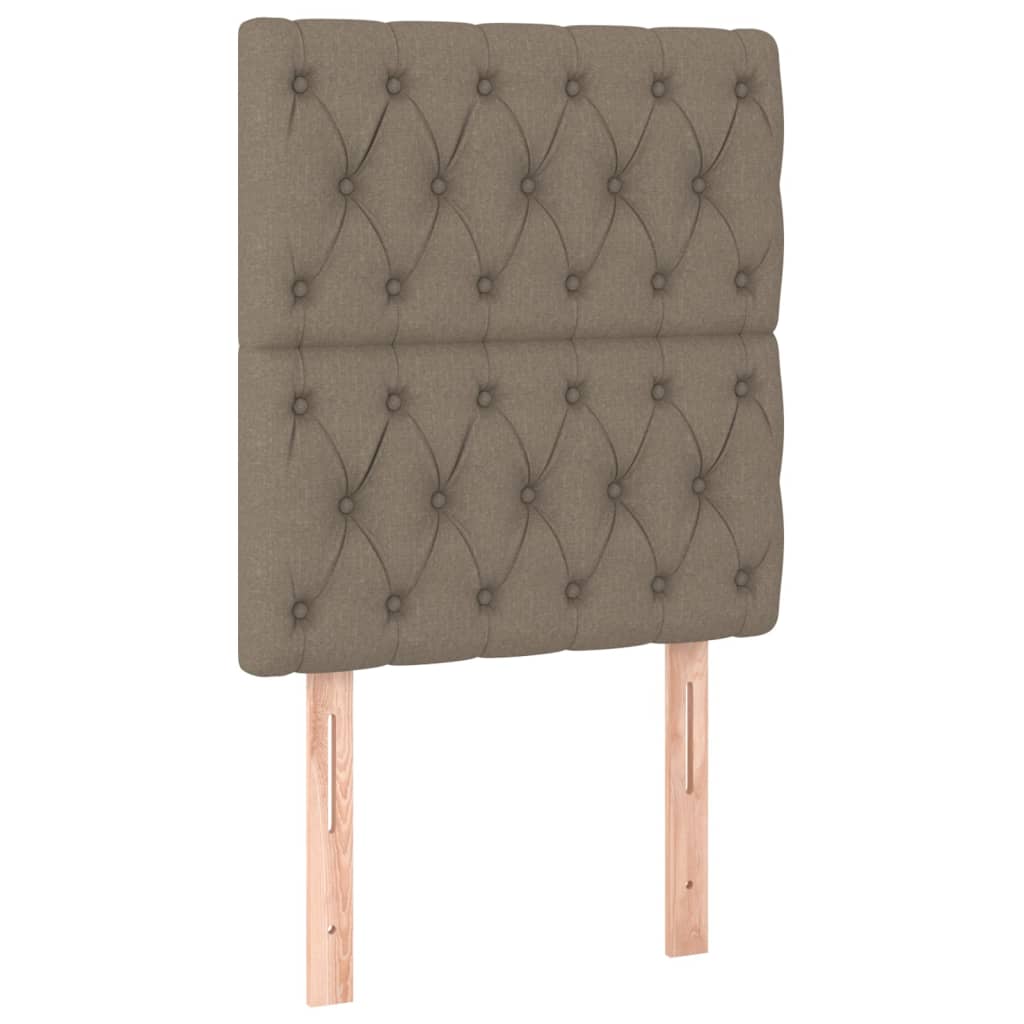 Kopfteil Hellgrau 80x7x118/128 cm Stoff