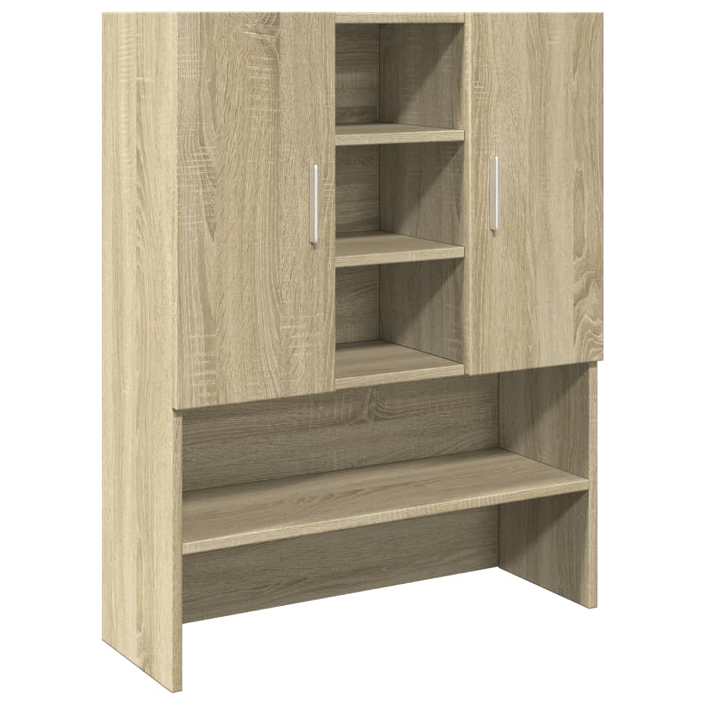 Waschmaschinenschrank Weiß 70,5x25,5x90 cm
