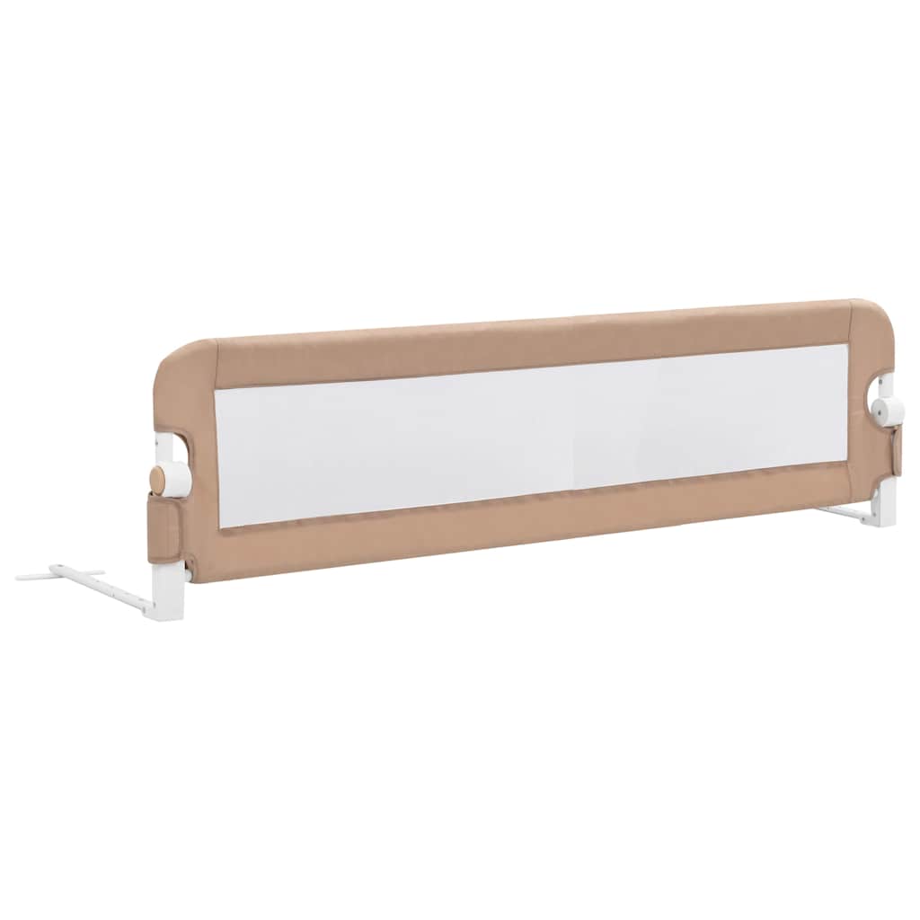 Kleinkind-Bettschutzgitter Taupe 102x42 cm Polyester