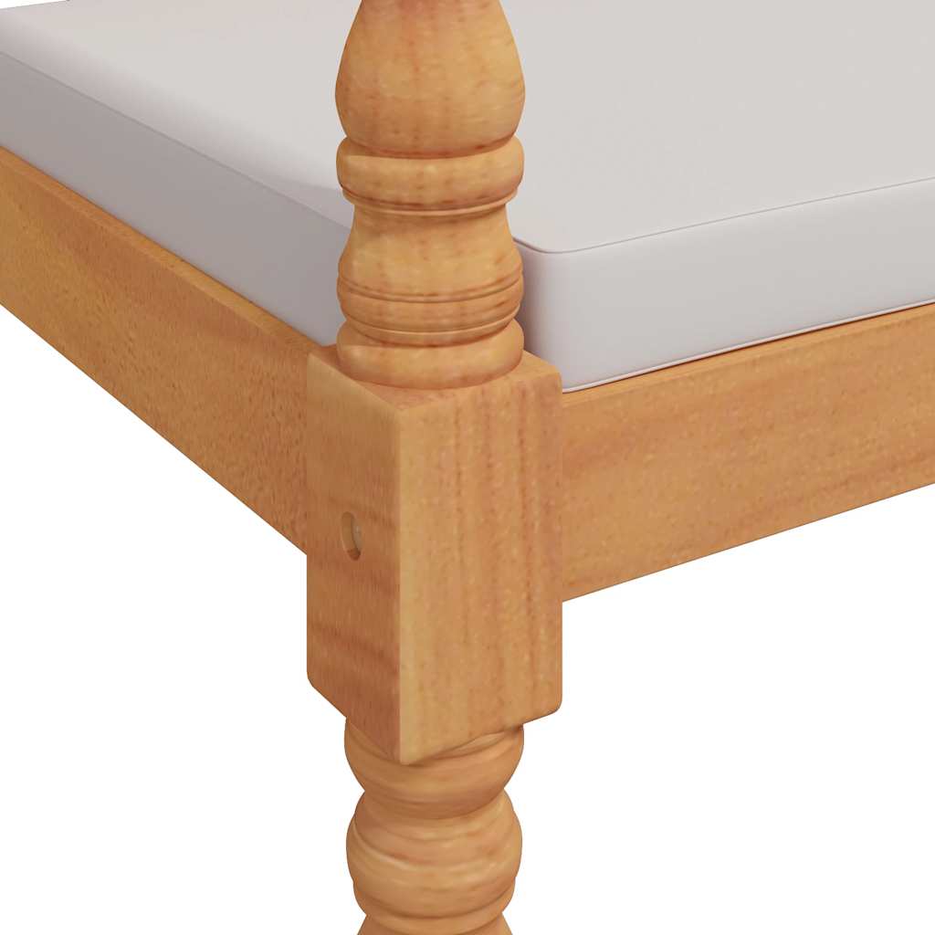 Batavia-Sitzbank 150 cm Massivholz Teak