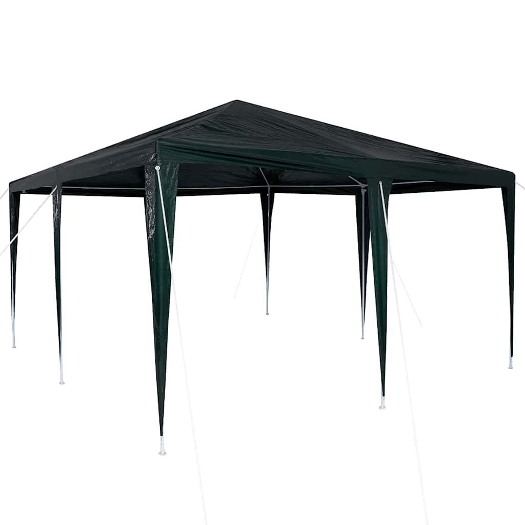 Party-Zelt Weiß 400 x 400 x 266 cm Polyethylen und Stahl