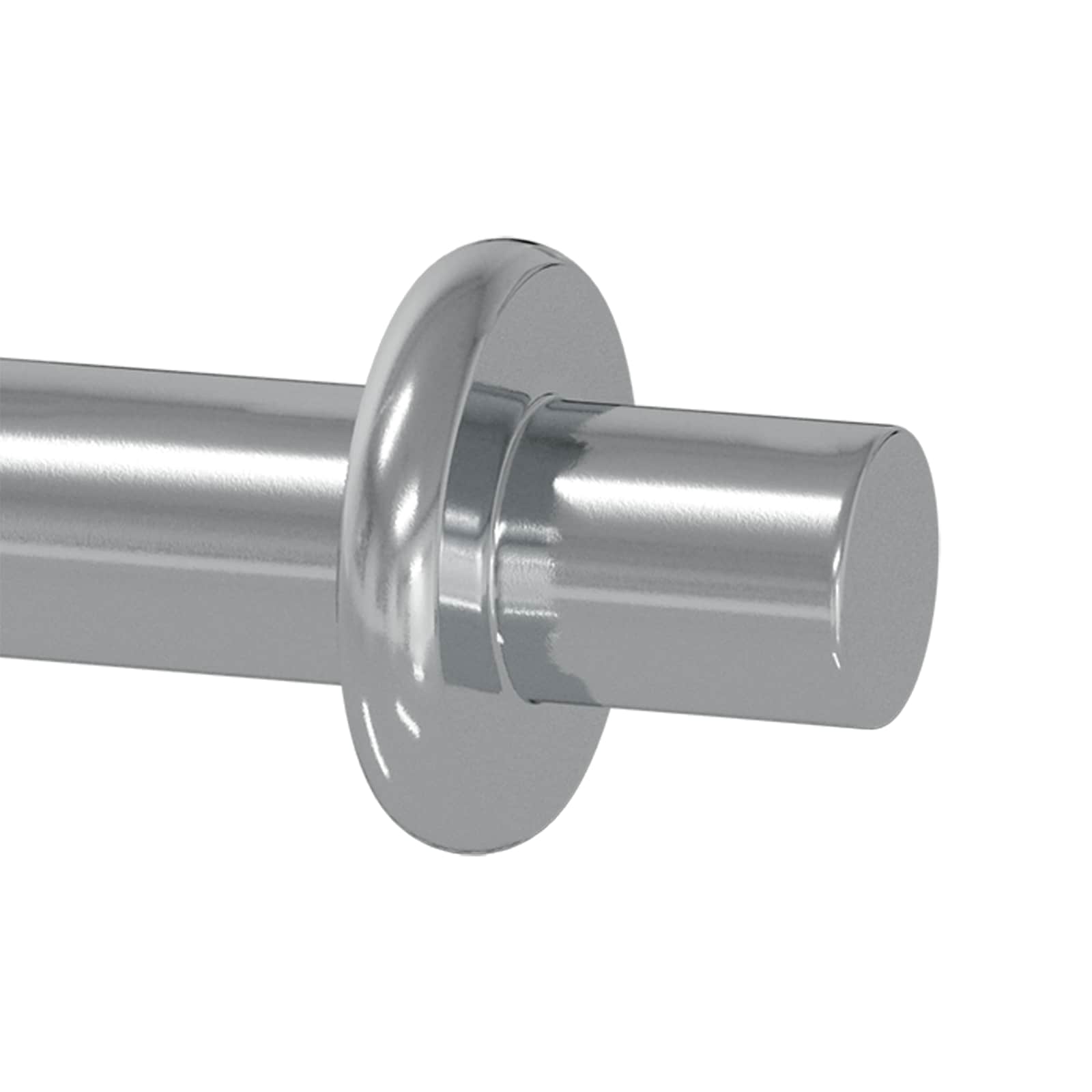 Regalstecker 2 pcs Silber 8,6 x 8,6 x 14,6 mm Stahl