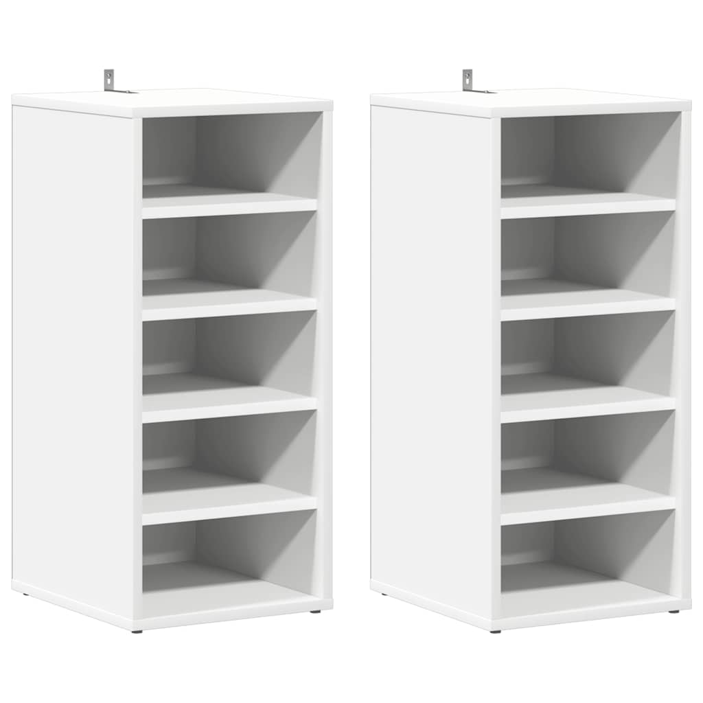 Schuhschrank Weiß 60x35x70 cm Holzwerkstoff