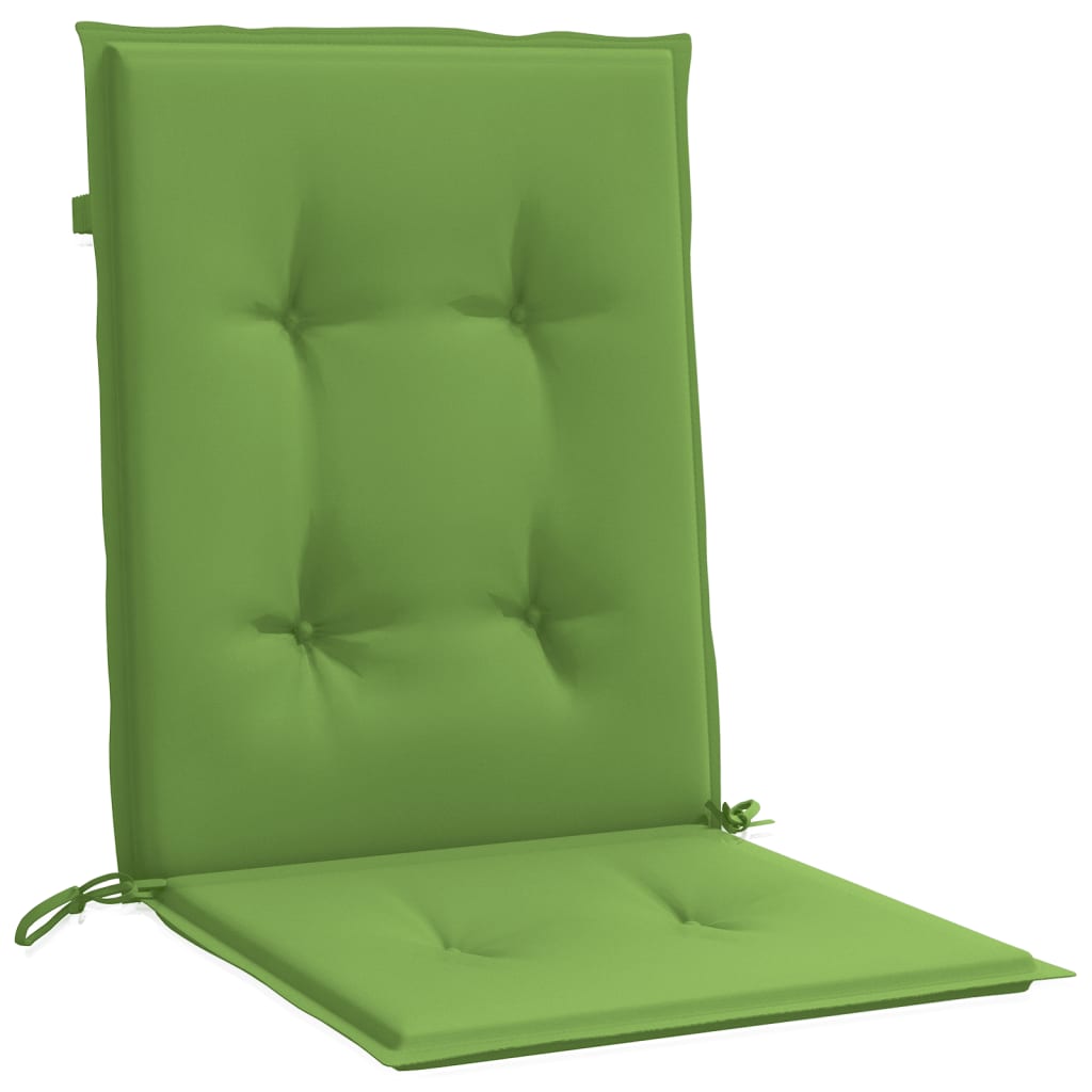 Niedriglehner-Auflagen 2 Stk Melange Anthrazit 100x50x7cm Stoff