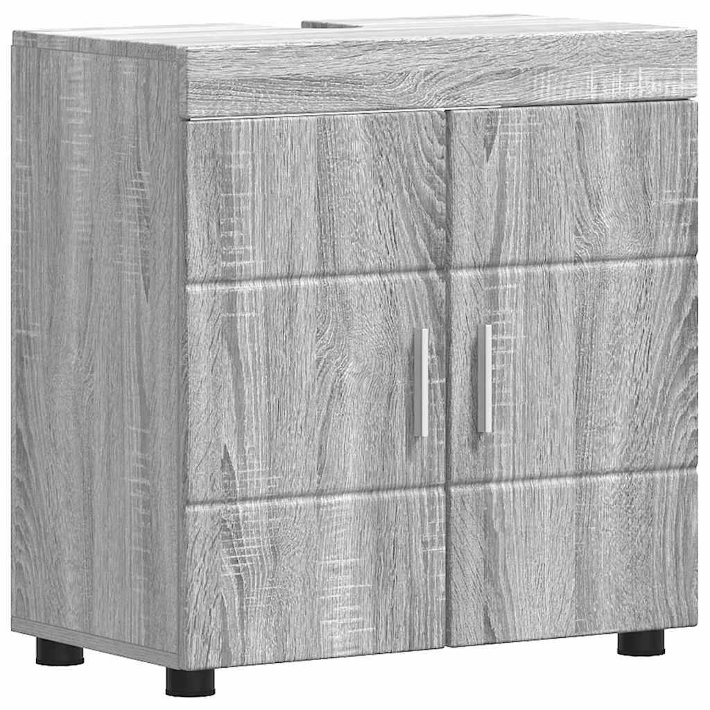 Badezimmermöbel-Set TULUM 2 pcs Weiß 60 x 34 x 63 cm