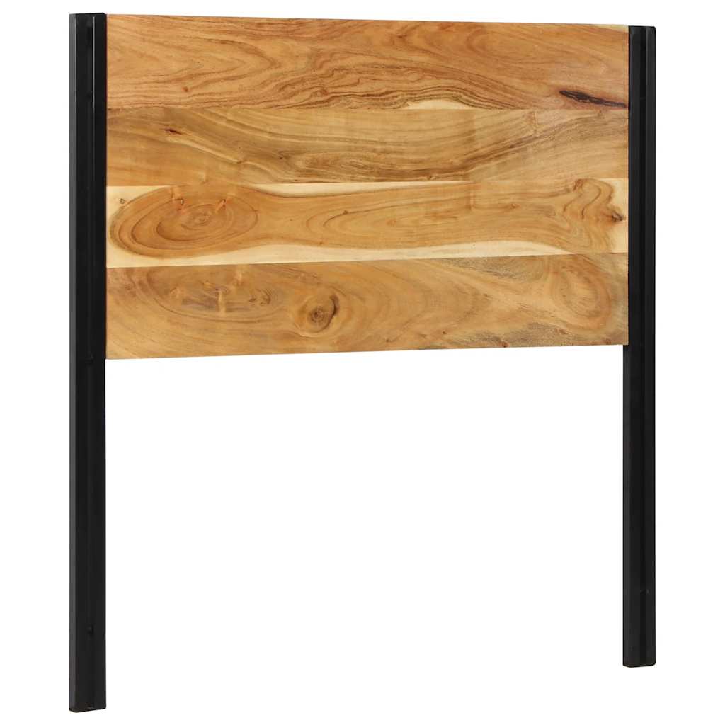 Kopfteil 100 cm Massivholz Mango und Eisen