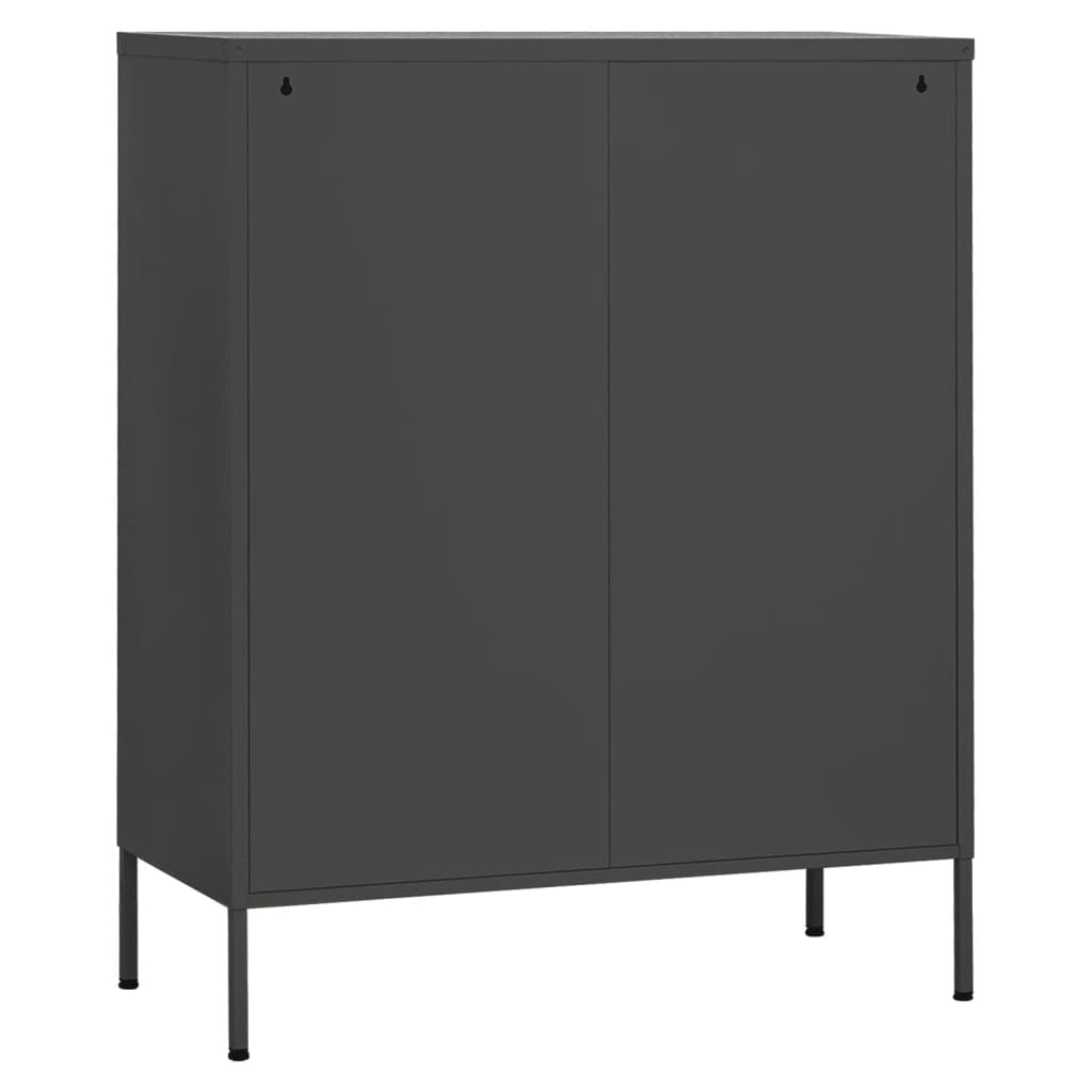 Lagerschrank Olivgrün 80x35x101,5 cm Stahl