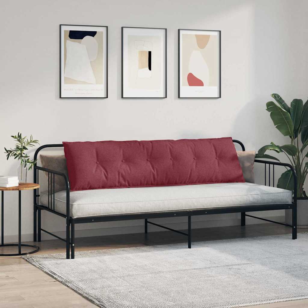 Rückenkissen Hellgrau 50 x 19 x 45 cm Stoff