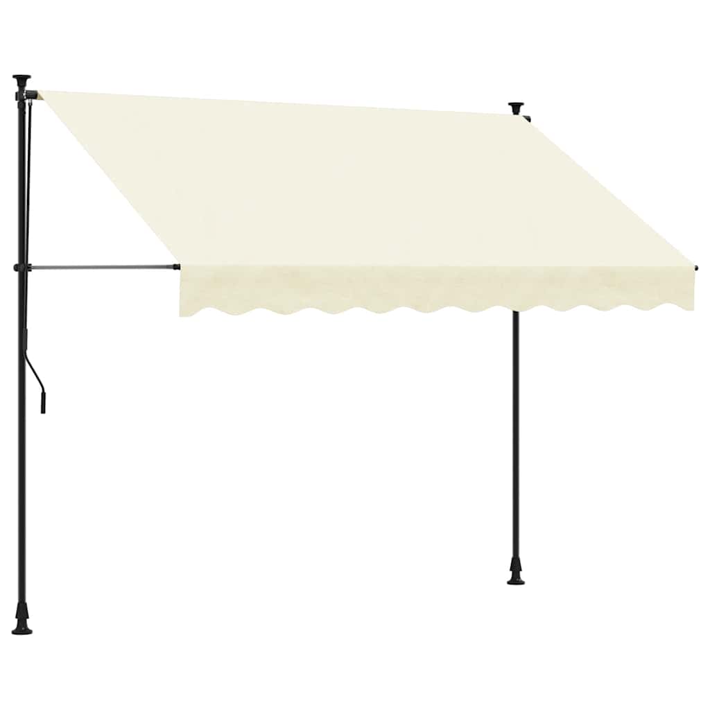 Einziehbare Markise Handbetrieben 150 cm Anthrazit