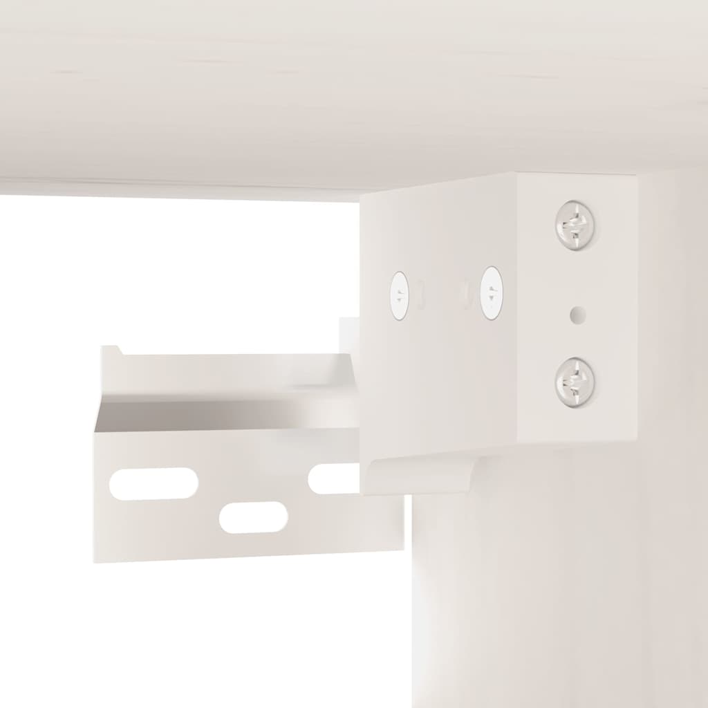 Wandschrank 80x30x30 cm Massivholz Kiefer