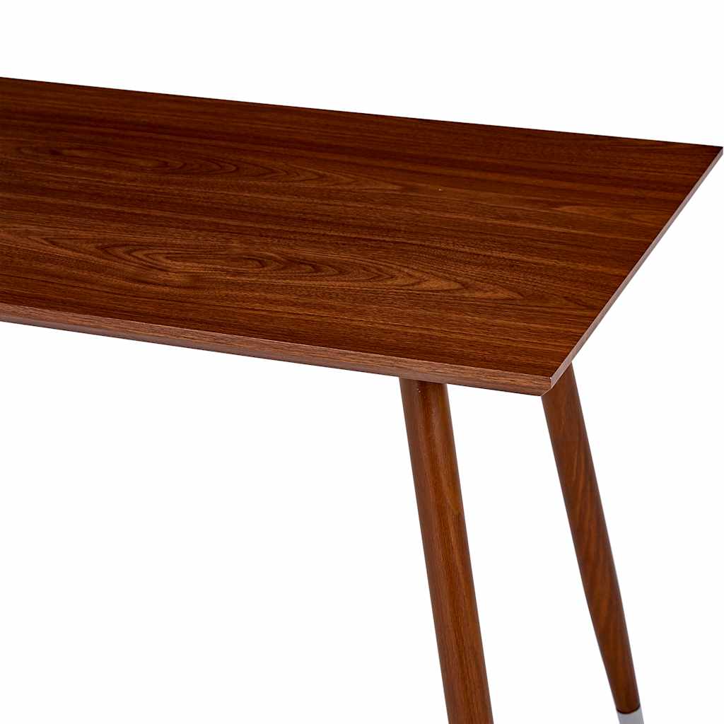 Esstisch Schwarz und Eichefarben 120×60×74 cm MDF