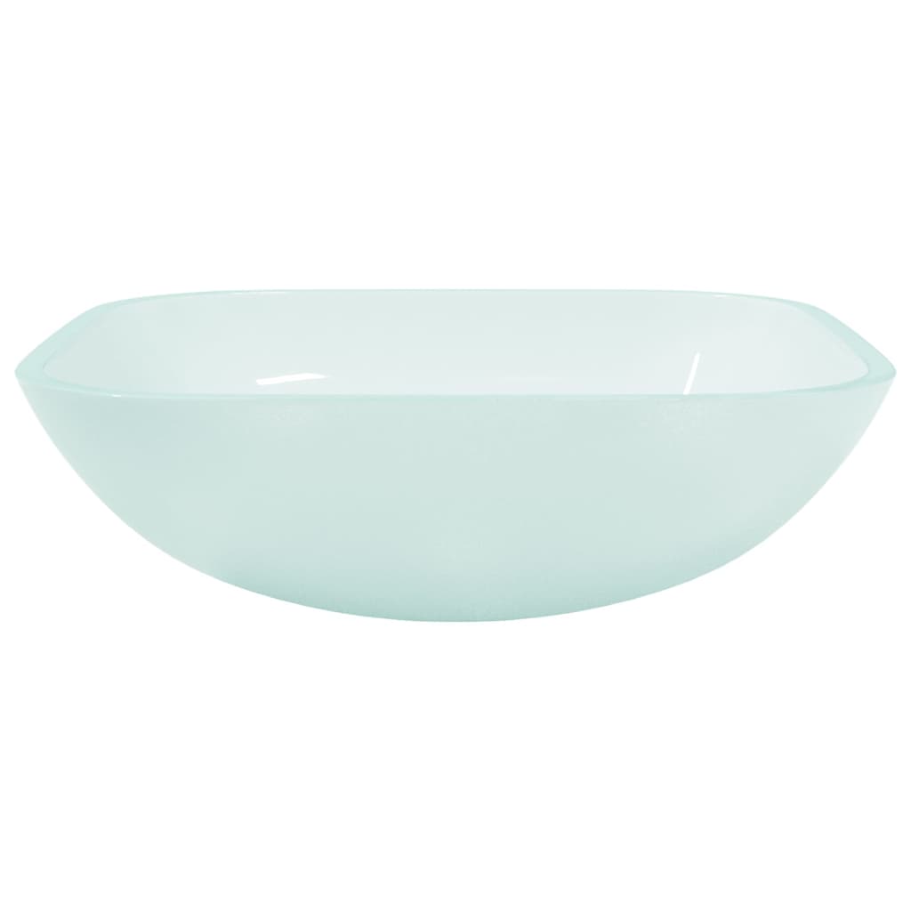 Waschbecken Glas 42x42x14 cm Transparent