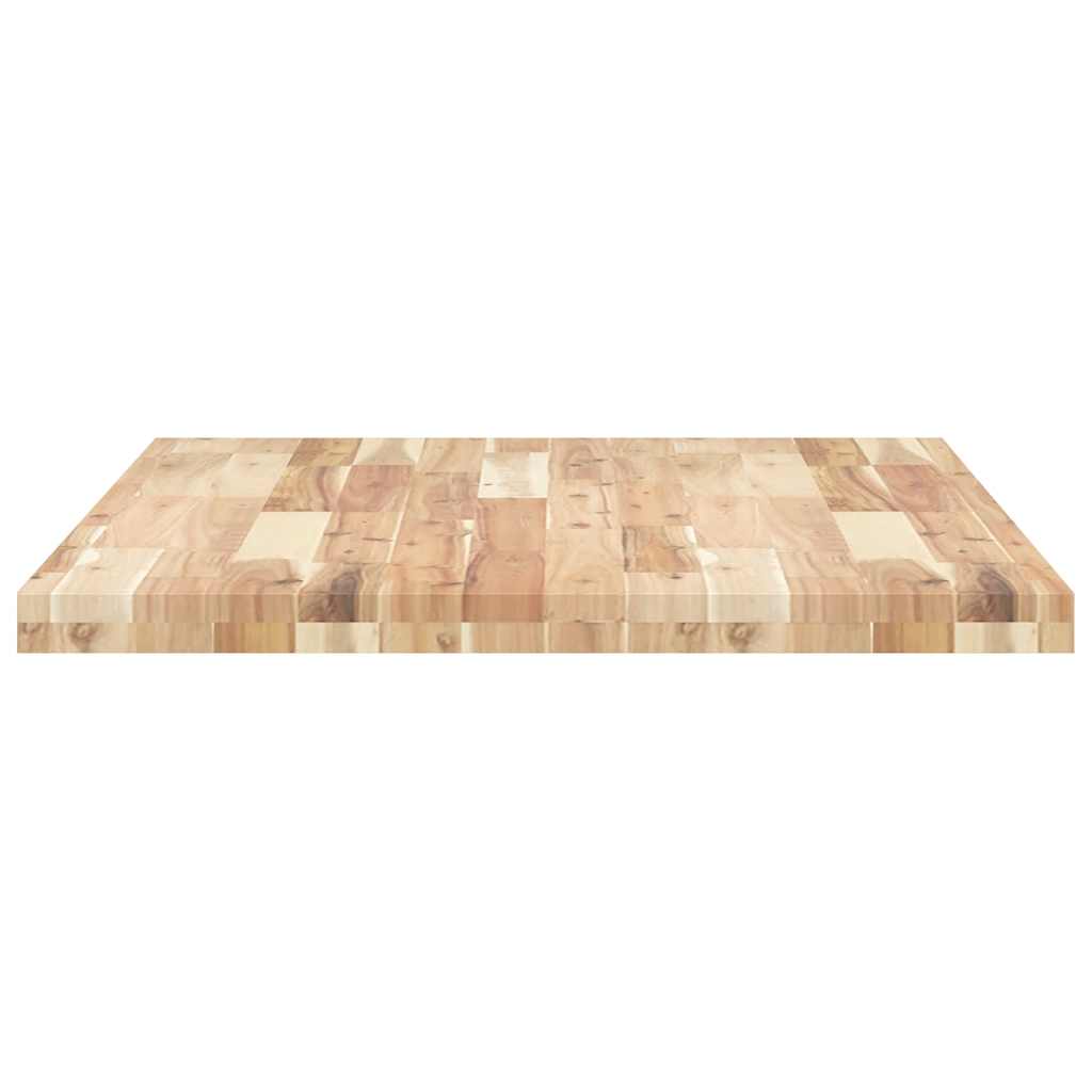 Schreibtischplatte Unbehandelt 60x50x2 cm Massivholz Akazie