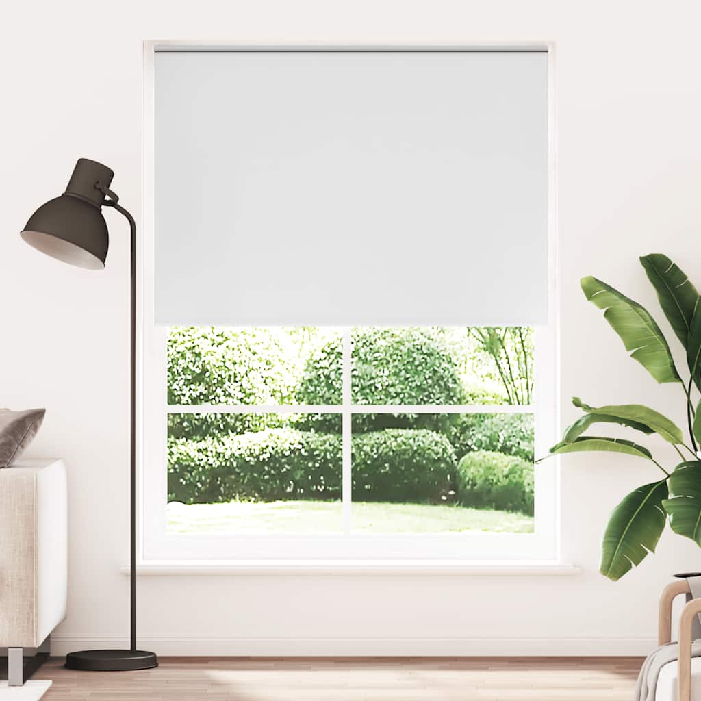 Verdunkelungsrollo 84,4 x 175 cm, Stoffbreite 80 cm, Weiß