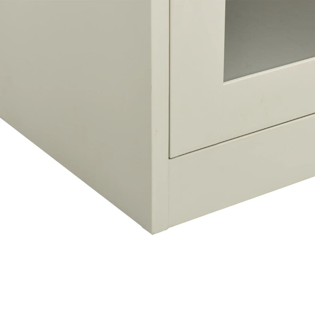 Büroschrank Weiß 90x40x70 cm Stahl