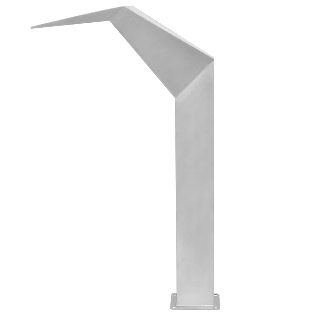 Pool-Wasserfall Edelstahl 63,5 x 29 x 51 cm Silber