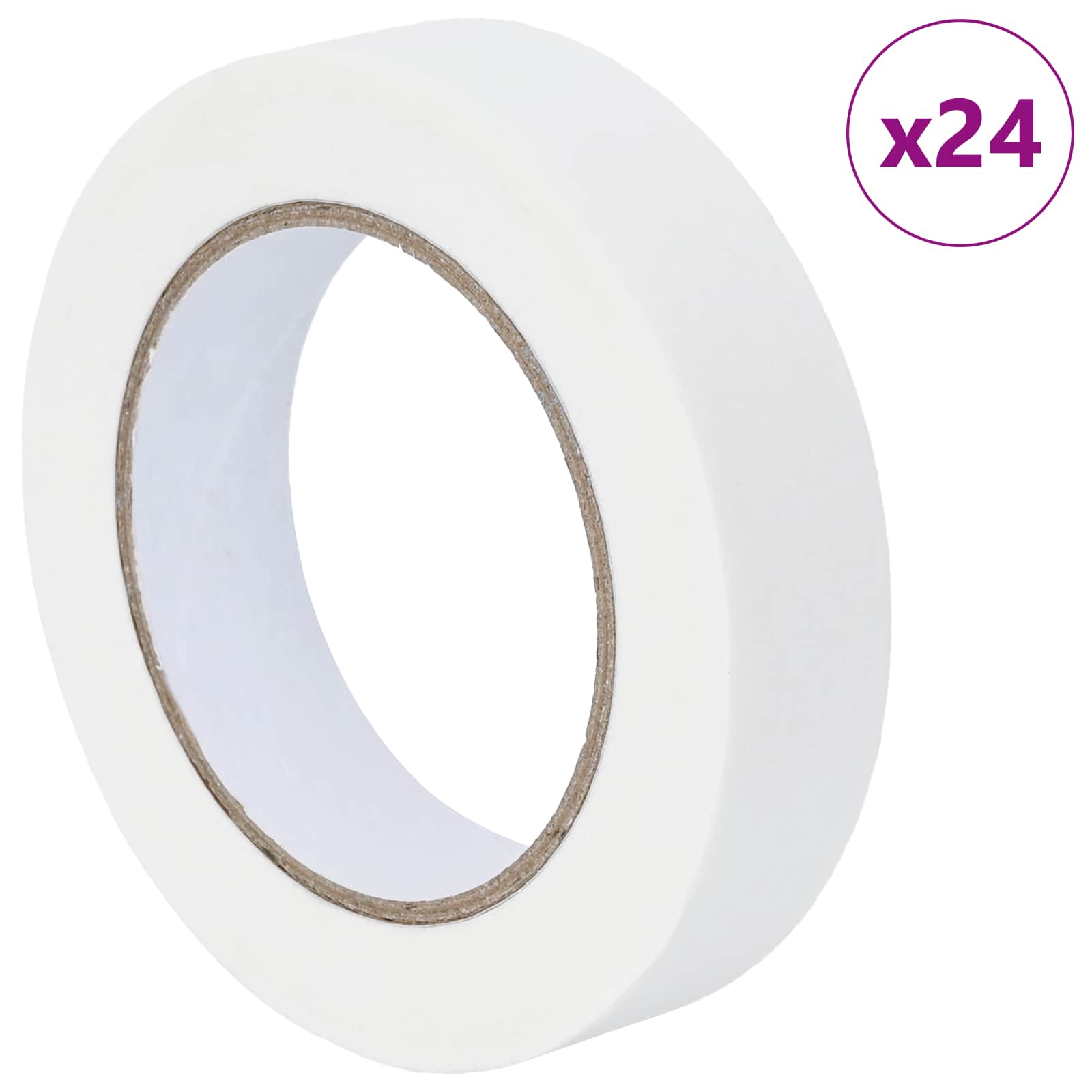 Malerklebebänder 6 pcs Weiß 19mm x 50m Papier