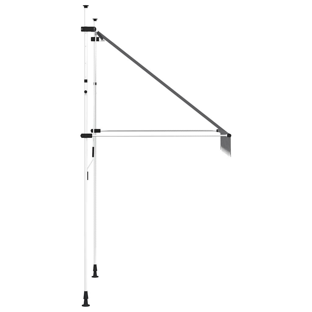 Einziehbare Markise Handbetrieben 150 cm Anthrazit