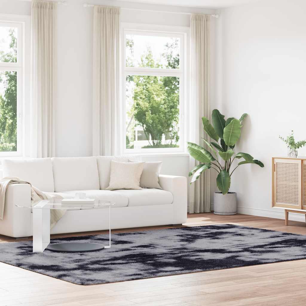 Teppich Shaggy Hochflor NAVARRA Beige 60x100 cm Polyester