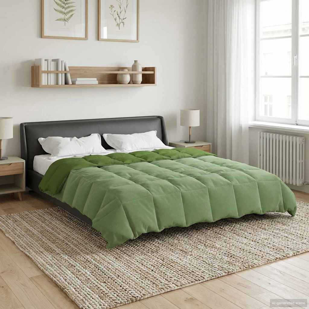 Ganzjahresbettdecke Anthrazit 135 x 200 cm Mikrofaser