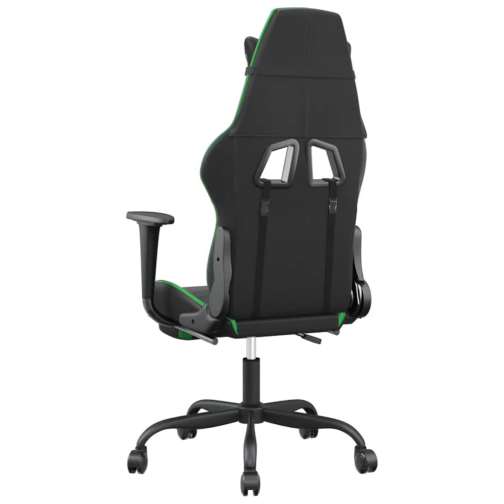 Gaming-Stuhl mit Massagefunktion Schwarz und Rot Kunstleder