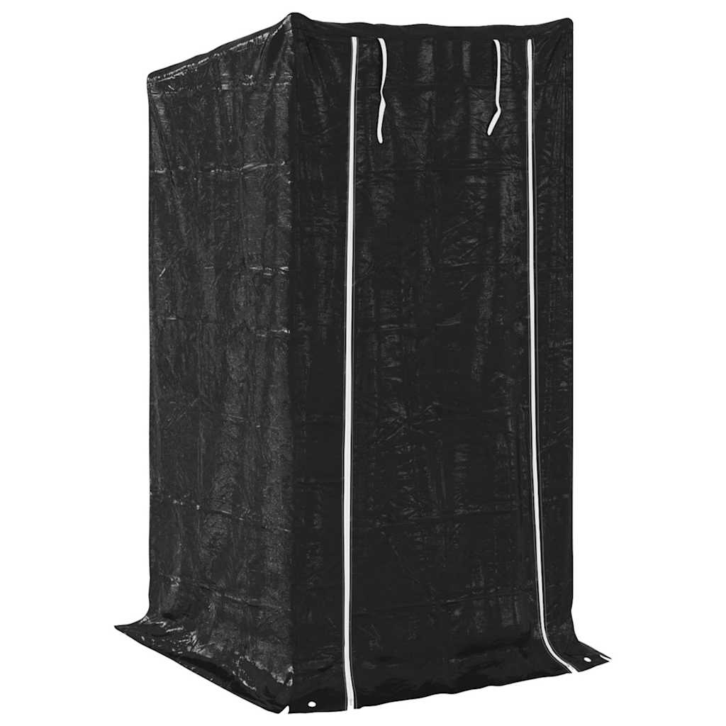Brennholzregal mit Regenschutz 100,5x40,5x110,5 cm