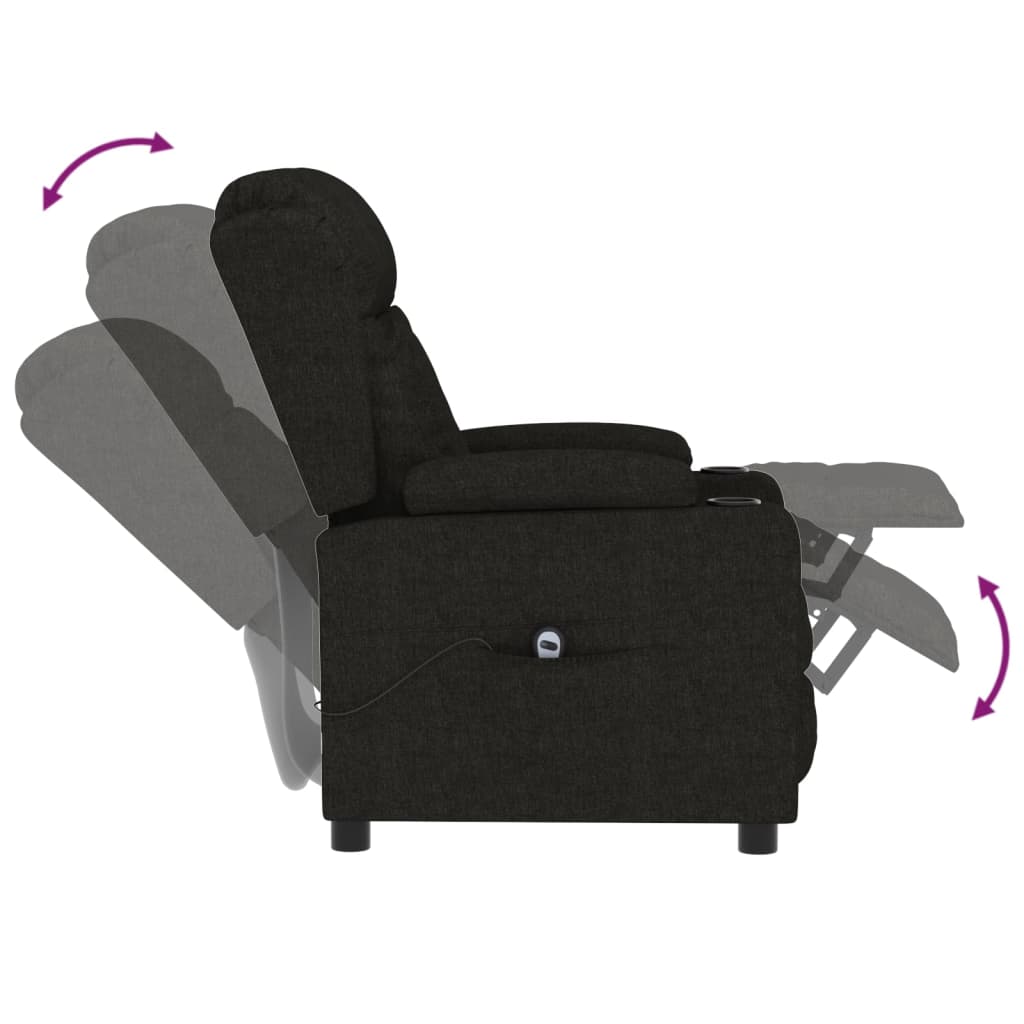 Relaxsessel Elektrisch Braun Stoff