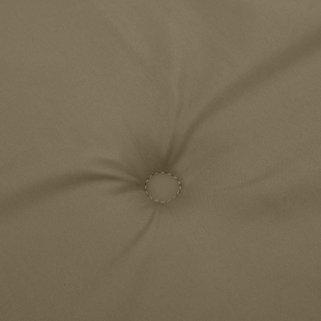 Niedriglehner-Auflagen 2 Stk Melange Anthrazit 100x50x7cm Stoff