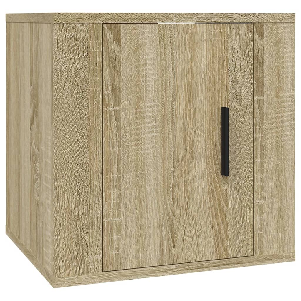 3-tlg. TV-Schrank-Set Weiß Holzwerkstoff