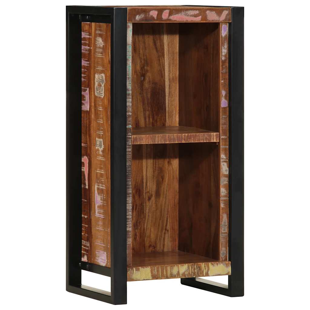 Nachttisch mit Regal Braun 40 x 30 x 80 cm Massivholz Mango